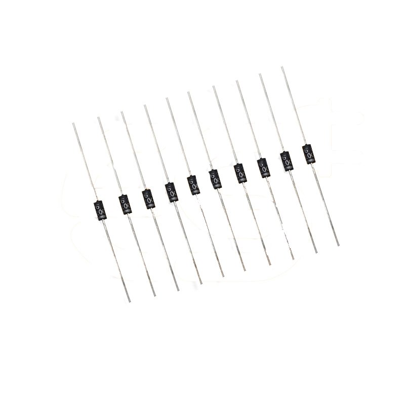 thumbnail image 2 of 1N4007 Diode (1A, 1000V) - Rectifier Diodes For Arduino, DIY Projects, Reverse Polarity Protection (Pack Of 1) 2 of 5