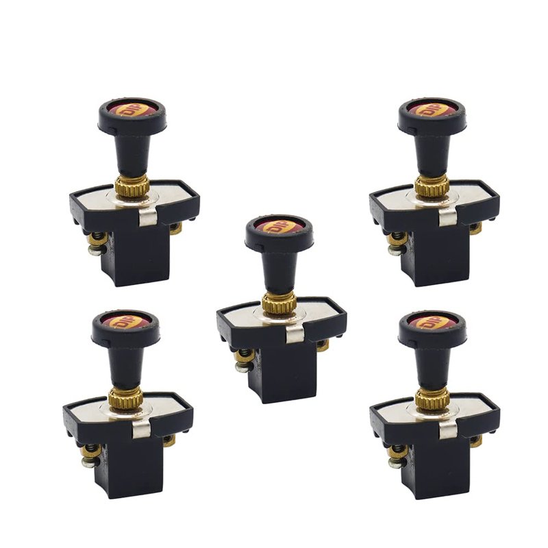 Heavy duty 12V push pull button switch pack of 5pcs