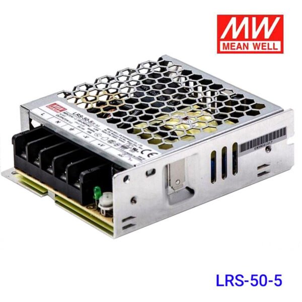 LRS-50-5 Mean Well 5V 10A 50W Metal Power Supply SMPS
